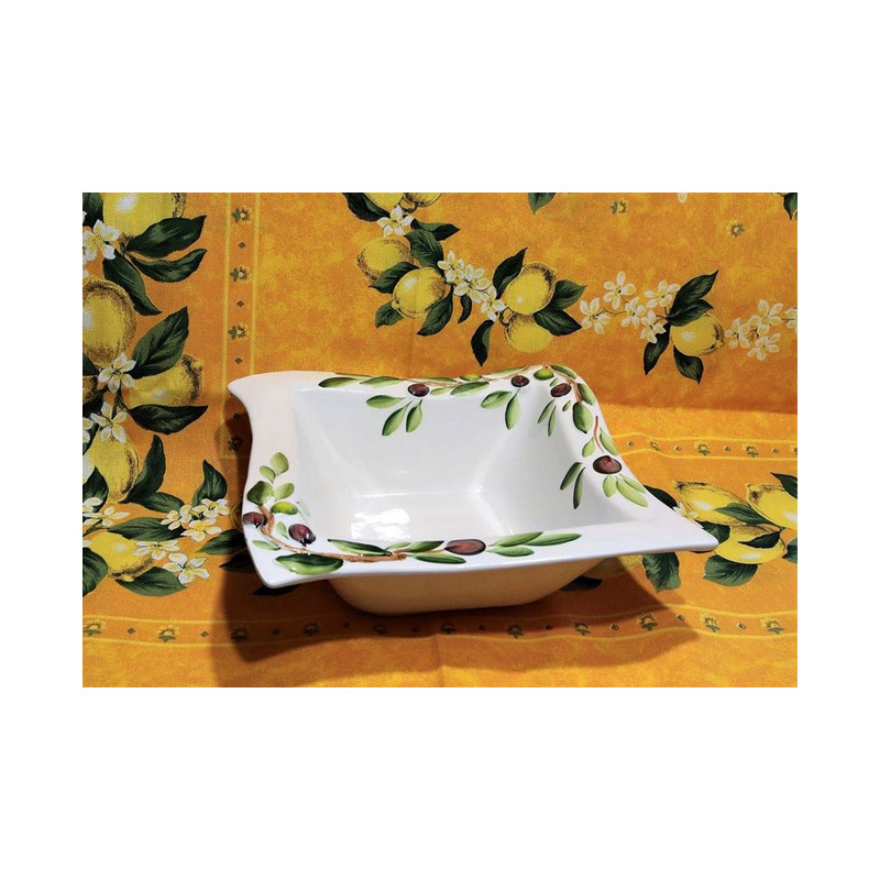 Miska ceramiczna oliwki kwadrat 1 Miska ceramiczna oliwki kwadrat