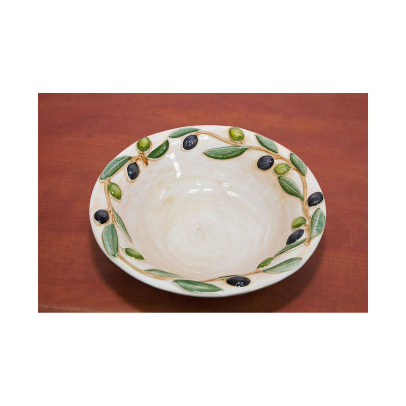 Miska ceramiczna oliwki okrągła